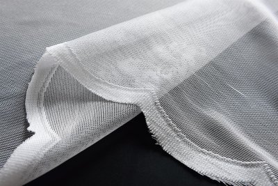 -13142- Weiß 145x450 Bogenstore Jacquard Gardine Kräuselband Blumenmuster Store Barock -13142-