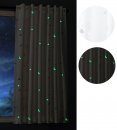 -20495-Vorhang fluoreszierend leuchtend Mond Sterne Schlaufenband Kinder -20495-