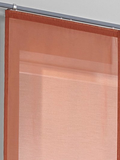 Schiebevorhang, mit Universalgardinenband, Farbe Orange,...