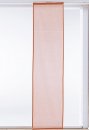 Schiebevorhang, mit Universalgardinenband, Farbe Orange, Design Uni, Blickdicht, Waschbar, in verschiedenen Größen erhältlich