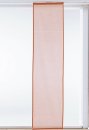 Schiebevorhang, mit Universalgardinenband, Farbe Orange, Design Uni, Blickdicht, Waschbar, in verschiedenen Größen erhältlich