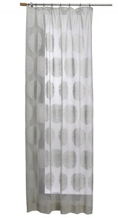 Gardine, Jacquardgewebe, Raschelspitze, Farbe Taupe,...