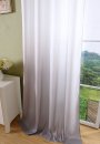 -20425- Grau 245x140 Ösen Vorhang Farbverlauf blickdicht Schal Gardine Microsatin -20425-