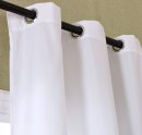 -20425- Grau 245x140 Ösen Vorhang Farbverlauf blickdicht Schal Gardine Microsatin -20425-
