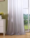 -20425- Grau 245x140 Ösen Vorhang Farbverlauf blickdicht Schal Gardine Microsatin -20425-