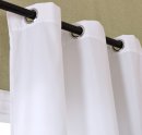 -20425- Grau 245x140 Ösen Vorhang Farbverlauf blickdicht Schal Gardine Microsatin -20425-