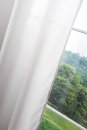 -20425- Grau 245x140 Ösen Vorhang Farbverlauf blickdicht Schal Gardine Microsatin -20425-