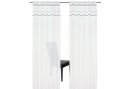 Fertigdeko, mit Kräuselband, Farbe Grau, Weiss, Design Uni, Überwurf, Streifen, Blickdicht, 763638 in verschiedenen Größen erhältlich