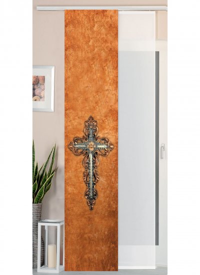 -80400- Kreuz 245x45 2er Pack Flächenvorhang...