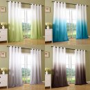 -204252-Schal blickdicht Vorhang Ösen Gardine Microsatin Farbverlauf Microfaser -204252-