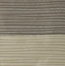 Raffrollo, mit Schlaufen, Farbe Stein, Design Querstreifen, Halborganza, Transparent, inkl. Montageanleitung und Zubehör, Waschbar, Maße HxB 140x45 cm