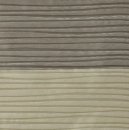 Raffrollo, mit Schlaufen, Farbe Stein, Design Querstreifen, Halborganza, Transparent, inkl. Montageanleitung und Zubehör, Waschbar, Maße HxB 140x45 cm