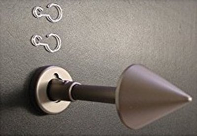 Raffhalter 2 Stück., Farbe silber, Garesa...