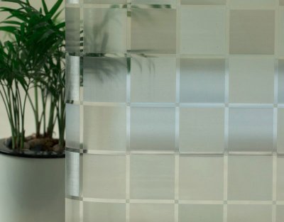 Selbstklebend ohne Klebstoff Fensterfolie 2D/3D Statisch Folie Sichtschutzfolie 16000