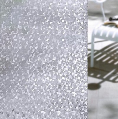 Selbstklebend ohne Klebstoff Fensterfolie 2D/3D Statisch Folie Sichtschutzfolie 16000