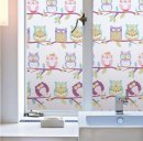 Selbstklebend ohne Klebstoff Fensterfolie 2D/3D Statisch Folie Sichtschutzfolie 16000