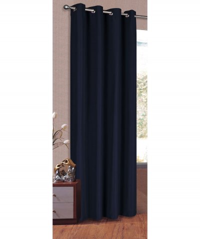 -20405- Dunkelblau 245x140 Vorhang Blickdicht Schal mit...