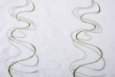 -112231- Grün HxB 150x90 cm WELLE Stickerei Gardinen Set 4 Tlg. Tunneldurchzug Gardinenband -112231-