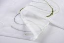 -112231- Grün HxB 150x90 cm WELLE Stickerei Gardinen Set 4 Tlg. Tunneldurchzug Gardinenband -112231-