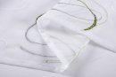 -112231- Grün HxB 150x90 cm WELLE Stickerei Gardinen Set 4 Tlg. Tunneldurchzug Gardinenband -112231-