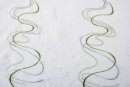 -112231- Grün HxB 150x90 cm WELLE Stickerei Gardinen Set 4 Tlg. Tunneldurchzug Gardinenband -112231-