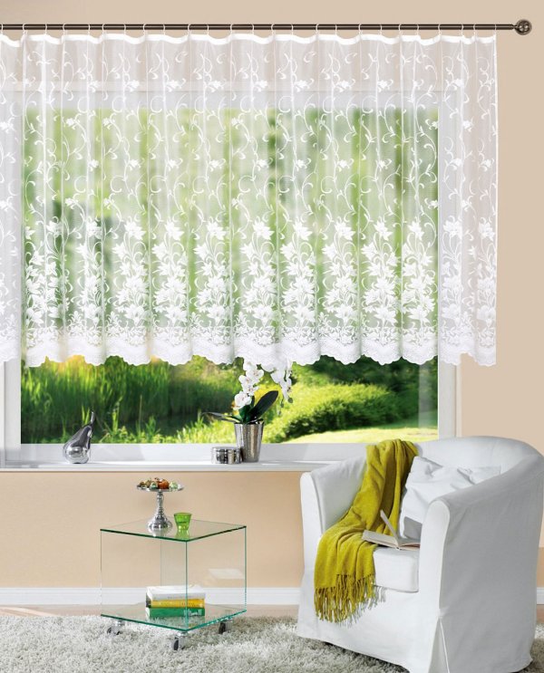 -13146- Jacquard Store »Koblenz«, Fertig Gardine Universalband HxB 145x300 cm