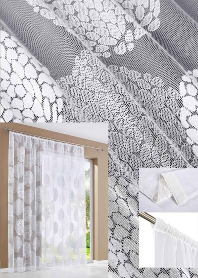 -13143- Jacquard Store »Fabio«, Fertig Gardine Universalband, Tunnelduchzug HxB 175x300 cm