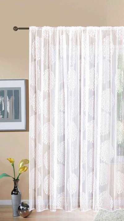 -13143- Jacquard Store »Fabio«, Fertig Gardine Universalband, Tunnelduchzug HxB 175x300 cm