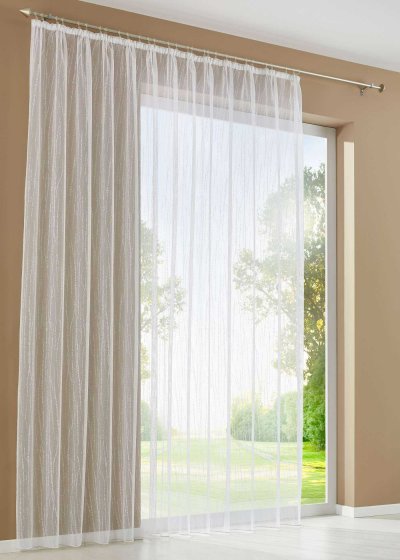 -13145- Jacquard Store »Isabella«, Fertig Gardine Universalband, Tunnelduchzug HxB 245x300 cm