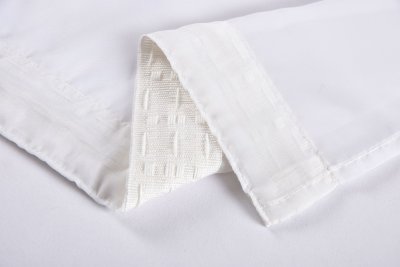 -112230Set- Aura Lila HxB 150x90 cm Stickerei Gardinen Set 4 Tlg. Tunneldurchzug Gardinenband Voile Gardine