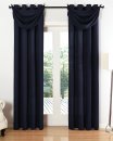 -20405S4-Vorhang Set 6 teilig Blickdicht Schal Gardine Ösen Microsatin Segel Querbehang