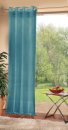 -20332- Türkis HxB 225x140 cm Voile Ösen Schal UNI -20332-