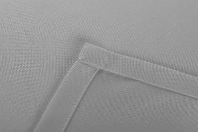 -204411- Grau HxB 245x60 cm Flächenvorhang Schiebegardine Cationic blickdicht Leinen Optik seidenmatt 204411