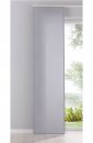 -204411- Grau HxB 245x60 cm Flächenvorhang Schiebegardine Cationic blickdicht Leinen Optik seidenmatt 204411