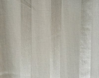 Fertig-Deko wollweiß Schlaufen transparenter Stoff...