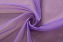 -61000CN- 2er-Pack Gardinen Transparent Vorhang Set Wohnzimmer Voile Schlaufenschal mit Bleibandabschluß Lila HxB 245x140 cm