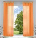 -61000CN-2er Pack Schlaufenschal uni transparent Voile Bleiband Kräuselband Schlaufen