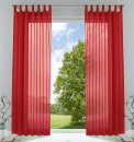-61000CN-2er Pack Schlaufenschal uni transparent Voile Bleiband Kräuselband Schlaufen