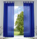 -61000CN-2er Pack Schlaufenschal uni transparent Voile Bleiband Kräuselband Schlaufen