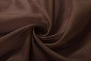 -61000CN- Braun HxB  175x140 cm 2er Pack Schlaufenschal uni transparent Voile Bleiband Kräuselband Schlaufen