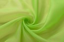 -61000CN- Apfelgrün HxB  175x140 cm 2er Pack Schlaufenschal uni transparent Voile Bleiband Kräuselband Schlaufen
