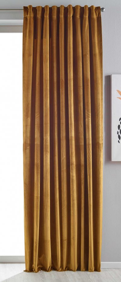 -20357- Senf 1 Stück HxB 280x135 cm Verdunkelung...
