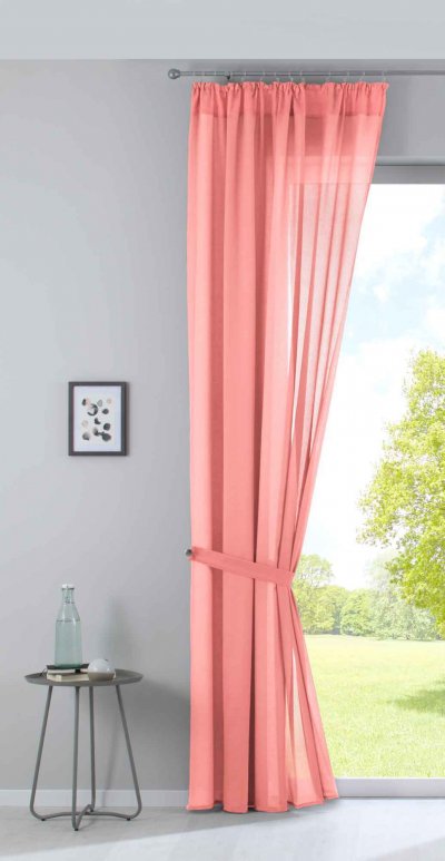 -2019031- Coral HxB 254x135 cm Transparent Gardine...