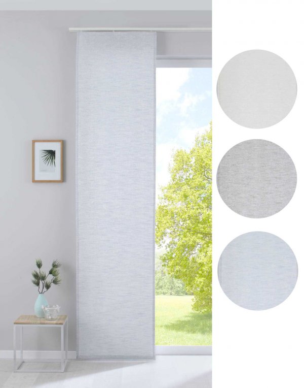 -20190351-Flächenvorhang Jacquard »Sivas« Blickdicht Schiebegardine Effektgarn