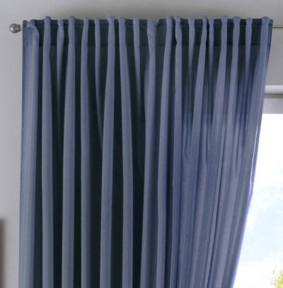 -2019037-Vorhang Verdeckte Schlaufen Cationic »JENA« Leinen Optik Meliert Gardinenband