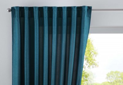 -2019037-Vorhang Verdeckte Schlaufen Cationic »JENA« Leinen Optik Meliert Gardinenband