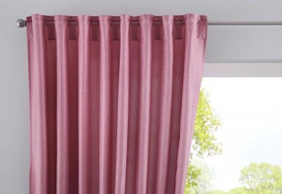 -2019037-Vorhang Verdeckte Schlaufen Cationic »JENA« Leinen Optik Meliert Gardinenband