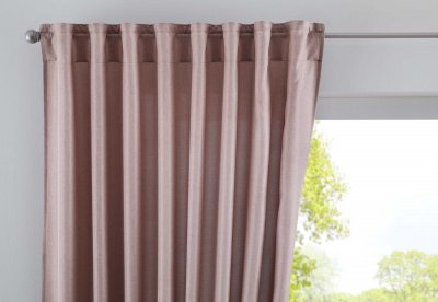 -2019037-Vorhang Verdeckte Schlaufen Cationic »JENA« Leinen Optik Meliert Gardinenband