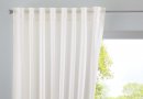 -2019037-Vorhang Verdeckte Schlaufen Cationic »JENA« Leinen Optik Meliert Gardinenband