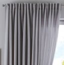 -2019037- Silber HxB 225x140 cm Vorhang Verdeckte Schlaufen Cationic »JENA« Leinen Optik Meliert Gardinenband